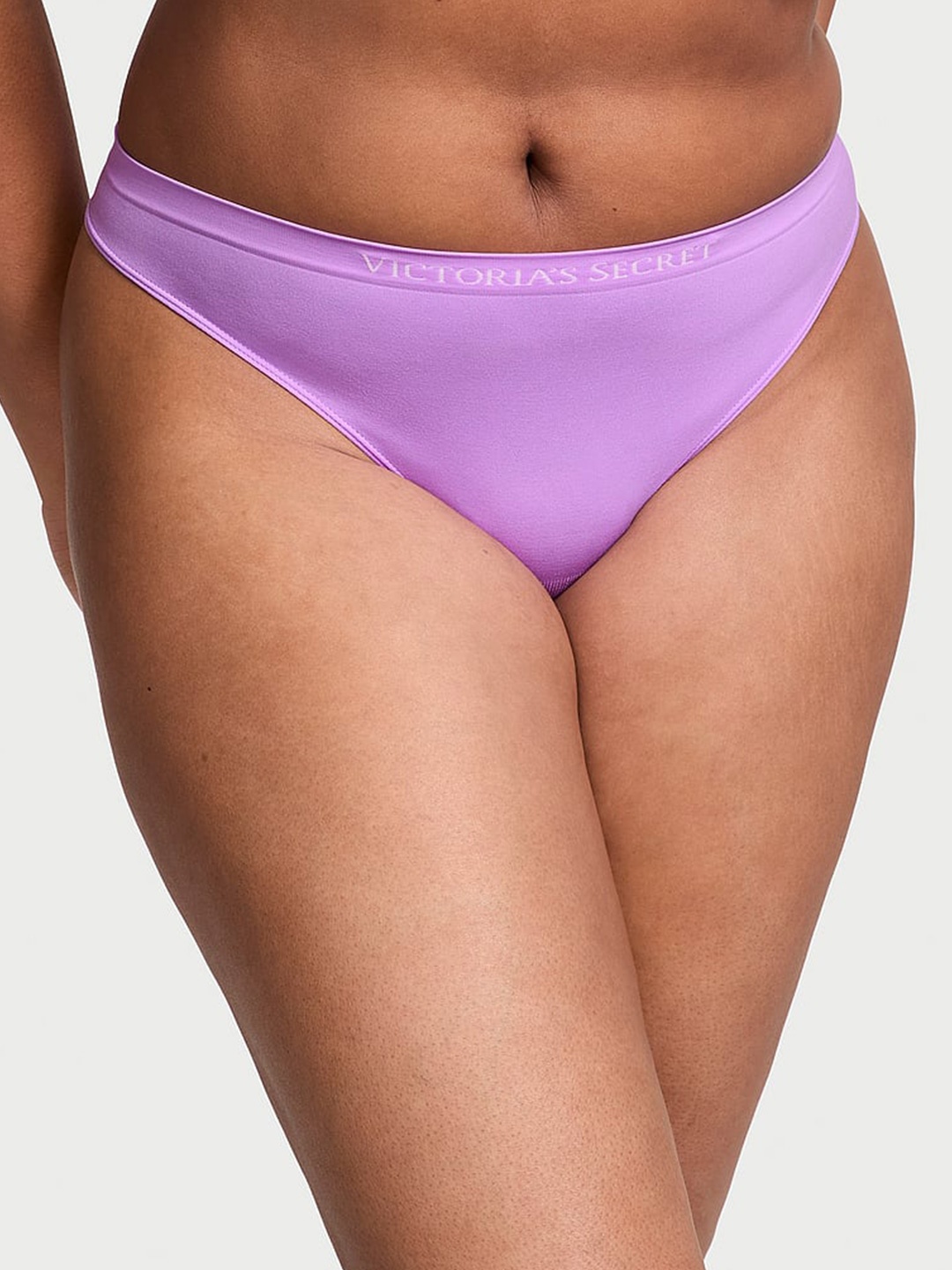 

Victoria's Secret Low-Rise Seamless Thong Briefs 1122071107GL, Purple