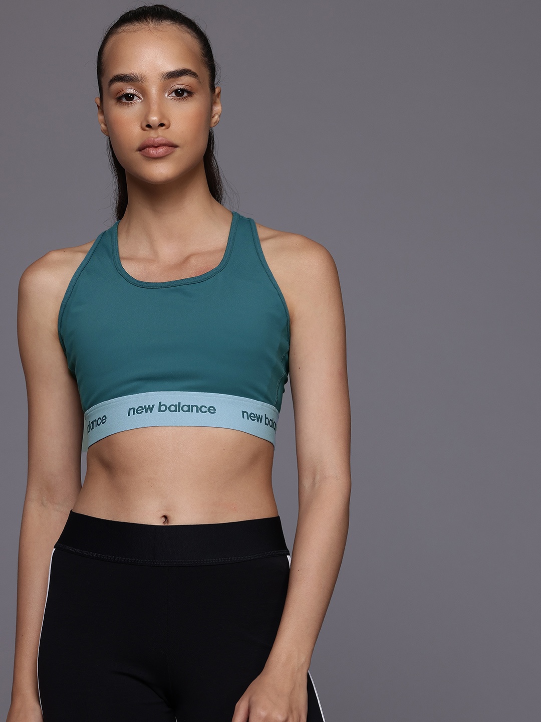 

New Balance Full Coverage-Medium Support Sports Bra, Blue