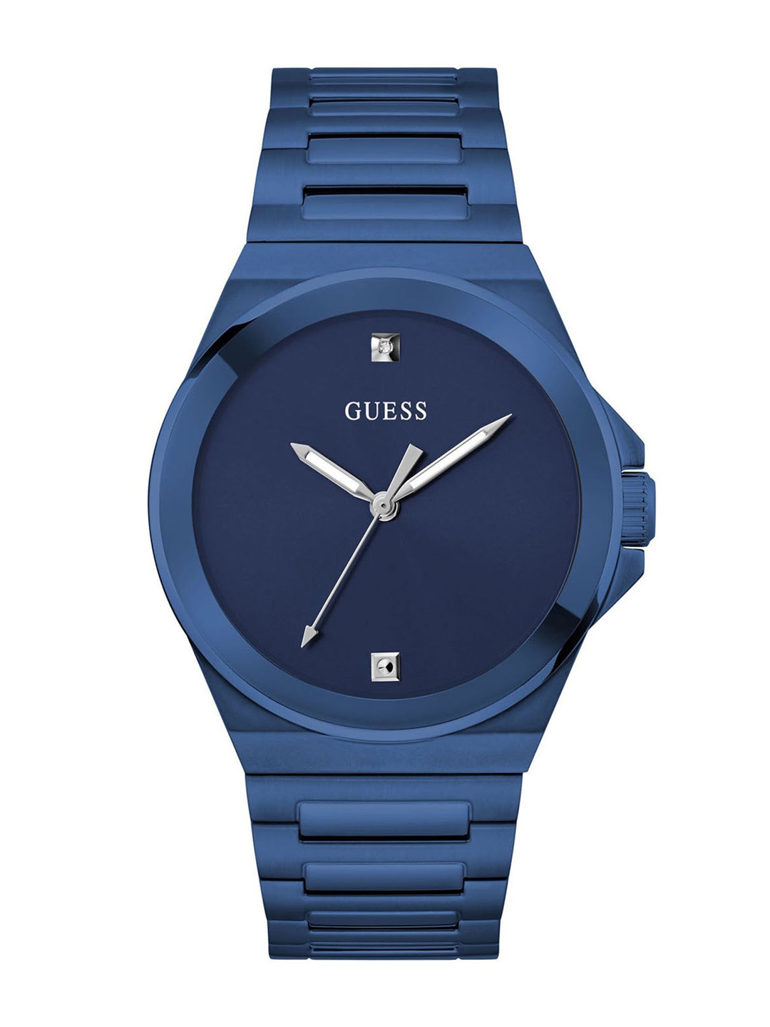 

GUESS Men Dial & Stainless Steel Straps Analogue Watch GW0833G1, Blue