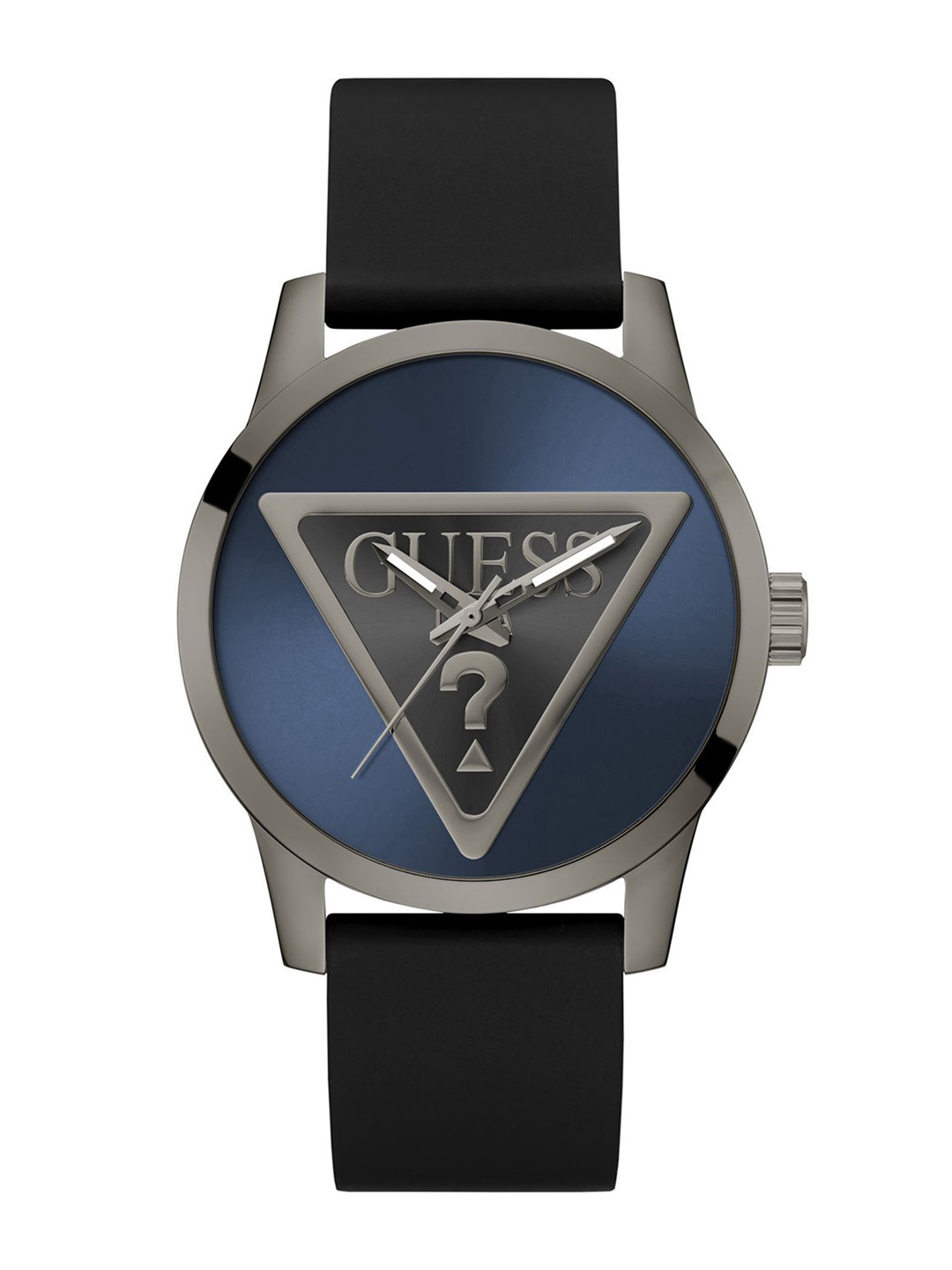 

GUESS Men Printed Dial & Leather Straps Analogue Watch GW0781G5, Blue