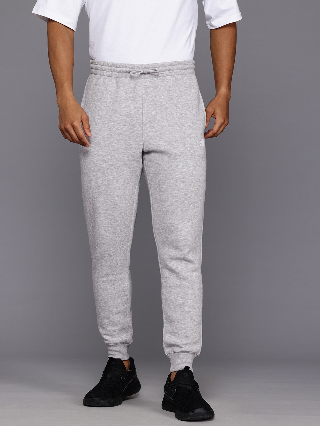 

New Balance Men Moisture-Wicking Running Joggers, Grey