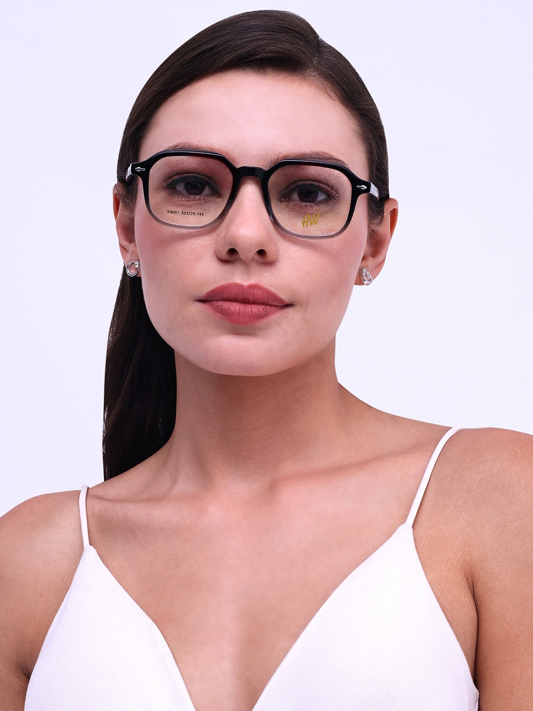

HAMILTANO WINSTON Unisex Full Rim Hexagon Frames, Black