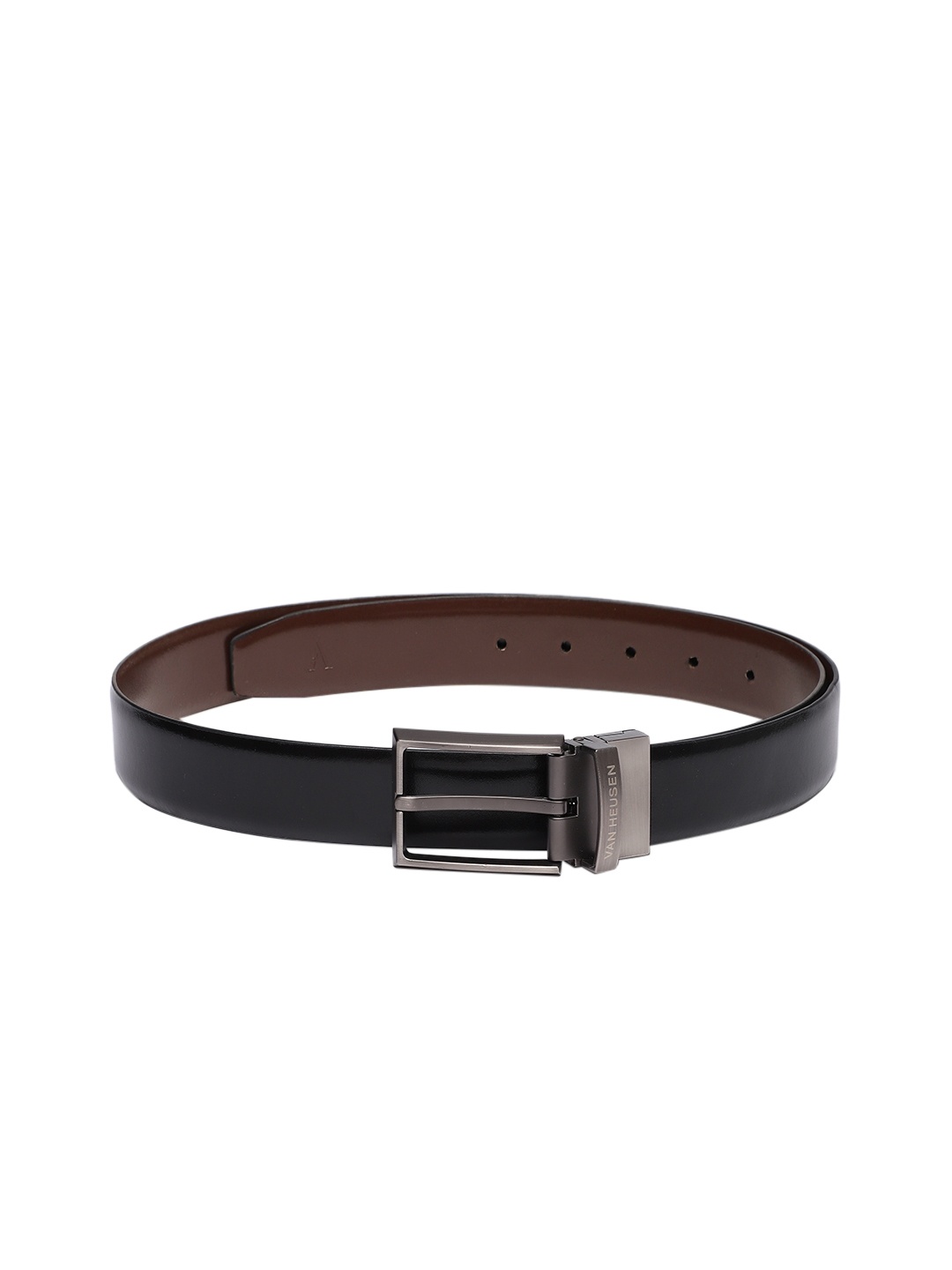 

Van Heusen Men Leather Reversible Formal Belt, Black