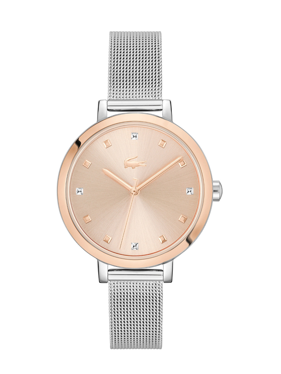 

Lacoste Women Riga Embellished Bracelet Style Analogue Watch 2001414, Rose gold
