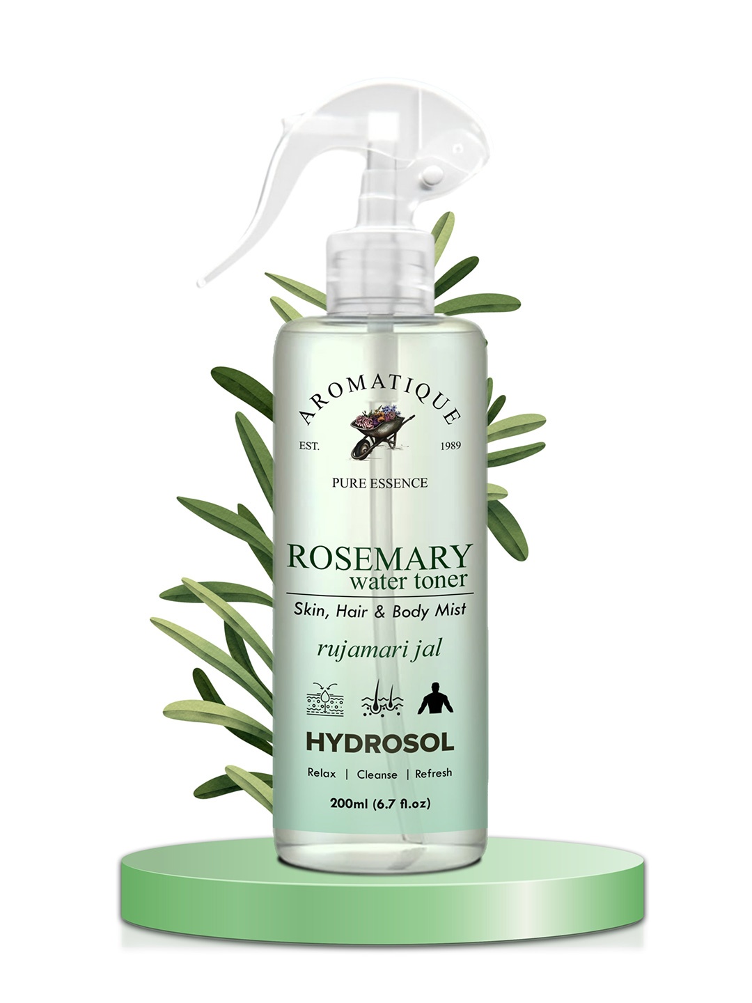 

AROMATIQUE Rosemary Water Strengthens Hair-200ml, Silver
