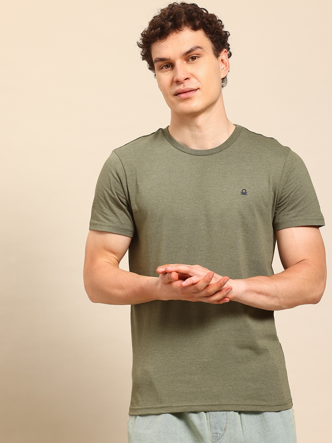 United Colors of Benetton Regular Fit T-shirt, Olive