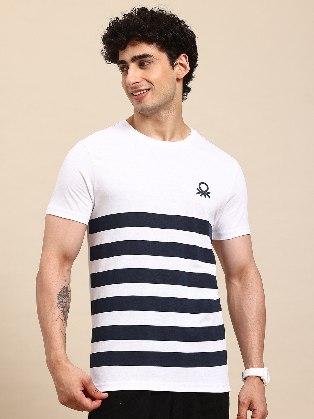 United Colors of Benetton Nautical T-shirt, White