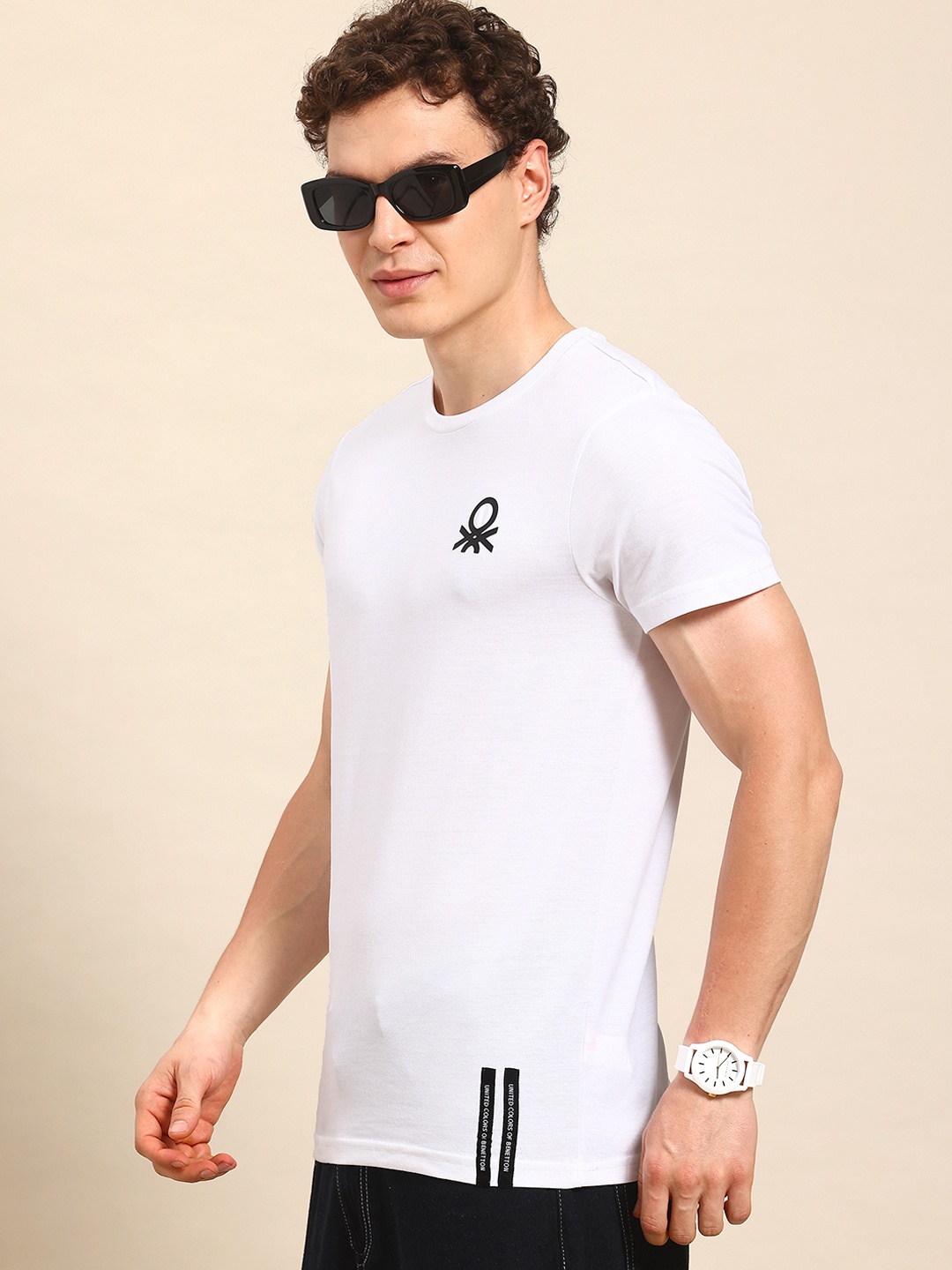 

United Colors of Benetton Men T-shirt, White