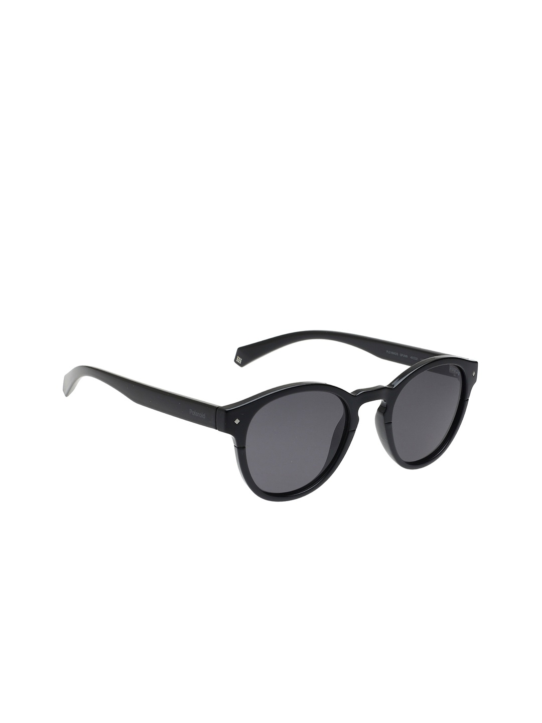 

Polaroid Unisex Round Sunglasses with Polarised and UV Lens - PLD 6042/S QFU 49M9, Black