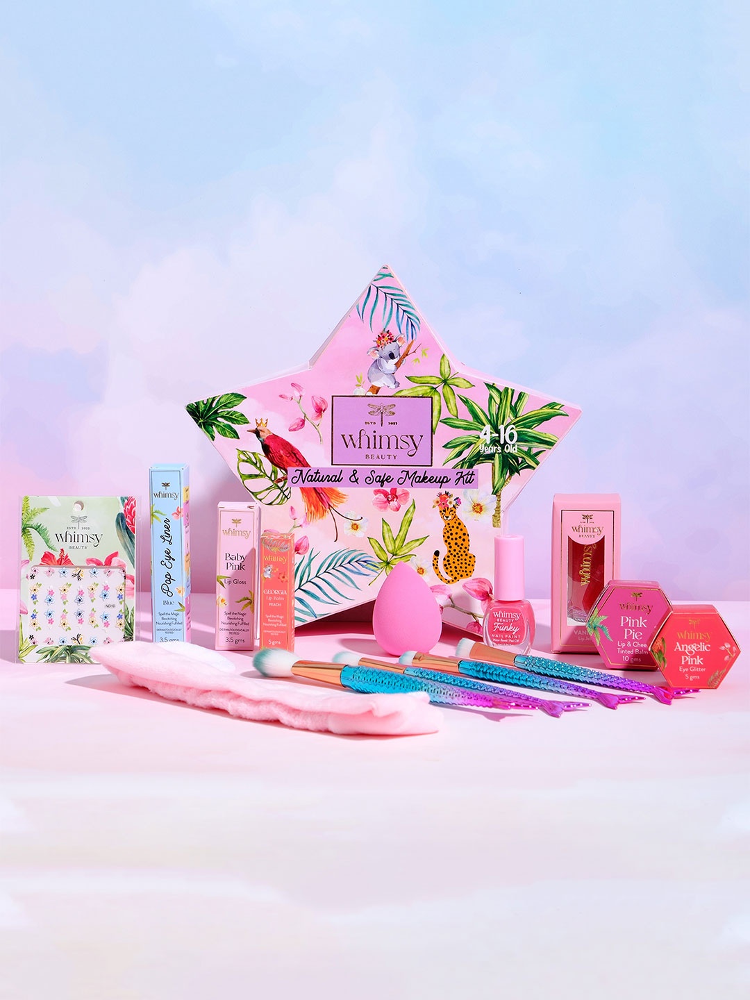 

Whimsy Beauty Blossom Set Of 12 Makeup Gift Set, Multi