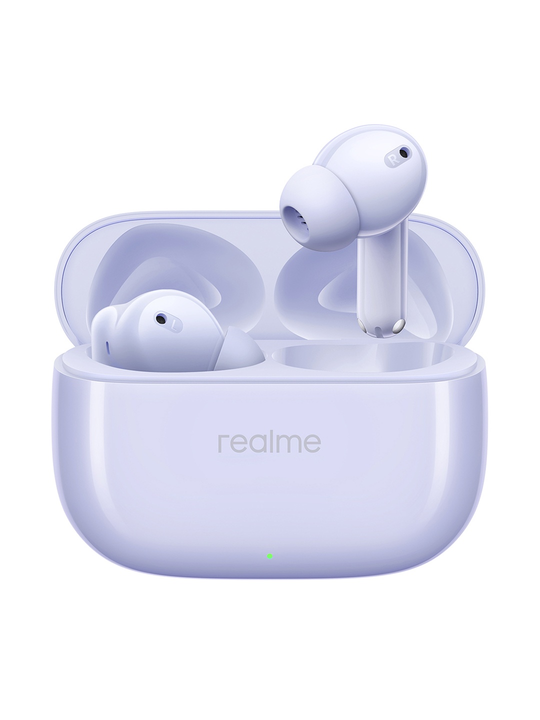 

Realme T310 With 12.4mm Driver, 46dB ANC, Spatial Audio Upto 40 hours Playback Earbuds, Purple