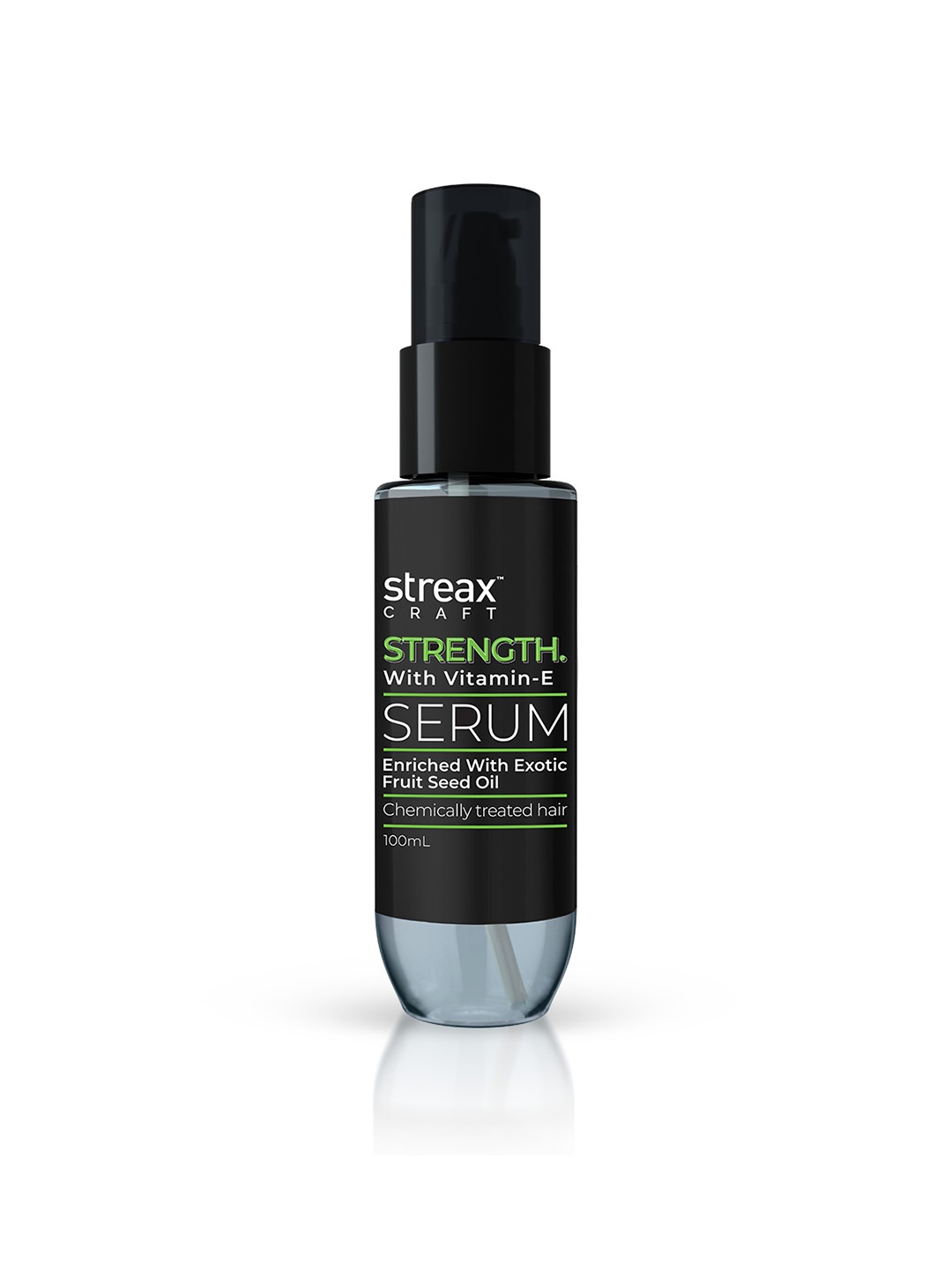 

Streax Craft Strength Hair Serum Enriched With Exotic Fruit Seed Oil - 100ml, Black