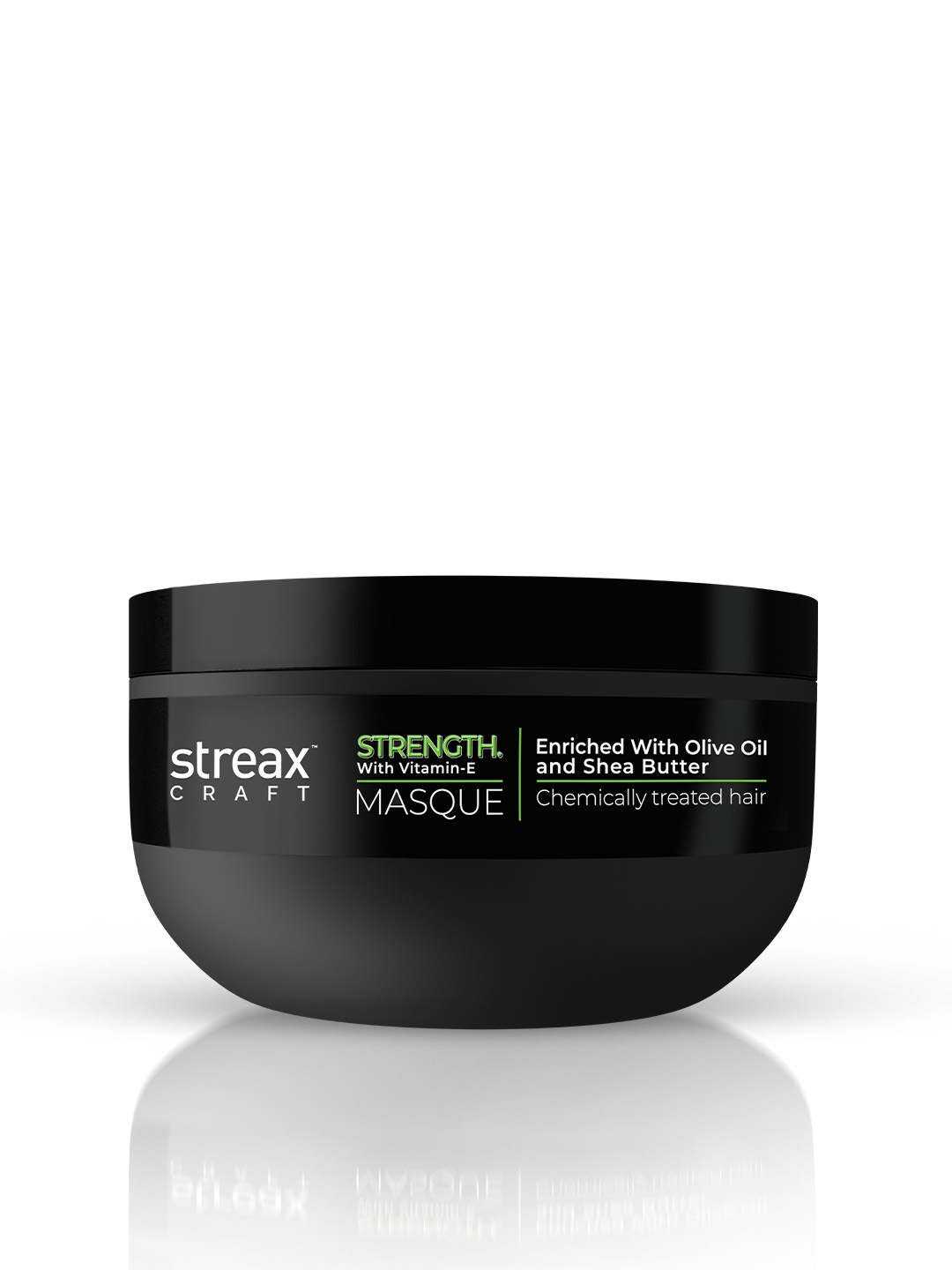 

Streax Craft Strength Masque Enriched With Olive Oil & Shea Butter - 200g, Black