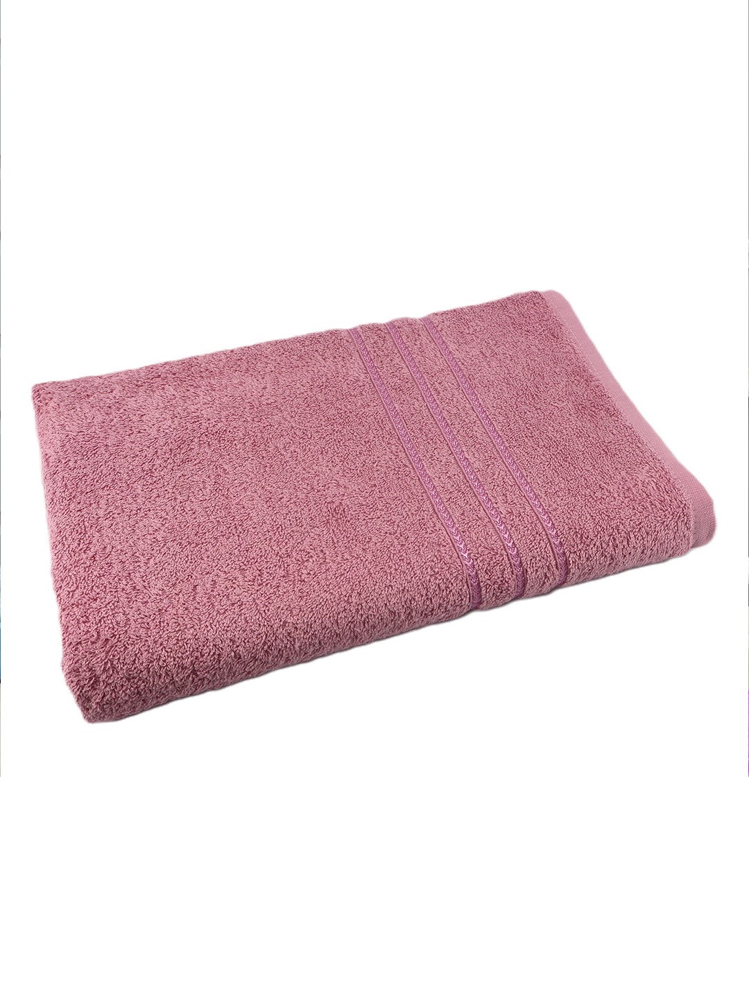 

BOMBAY DYEING Flora Pink Pure Cotton 400 GSM Bath Towel