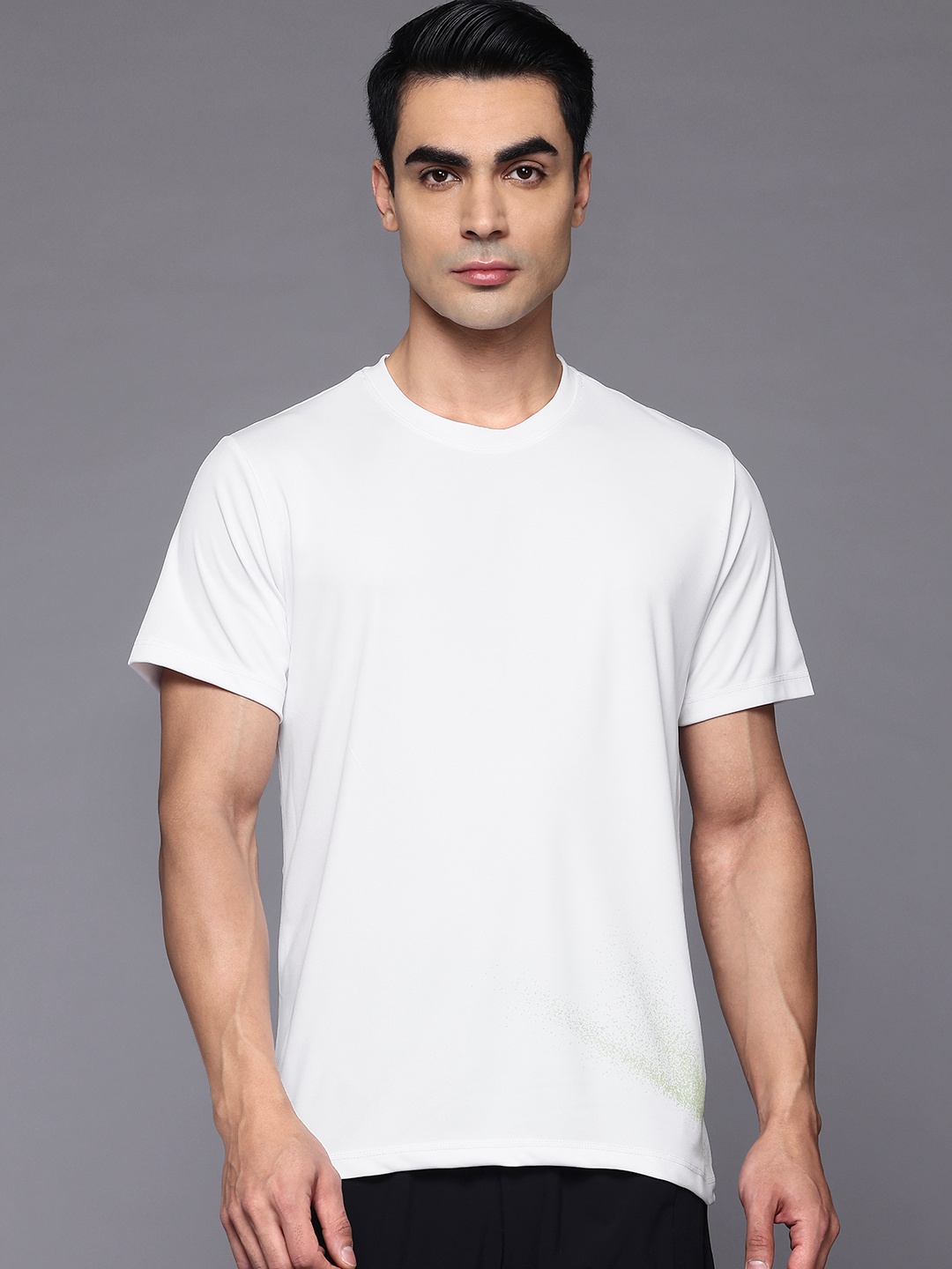 

HRX by Hrithik Roshan Round Neck Running T-shirt, White