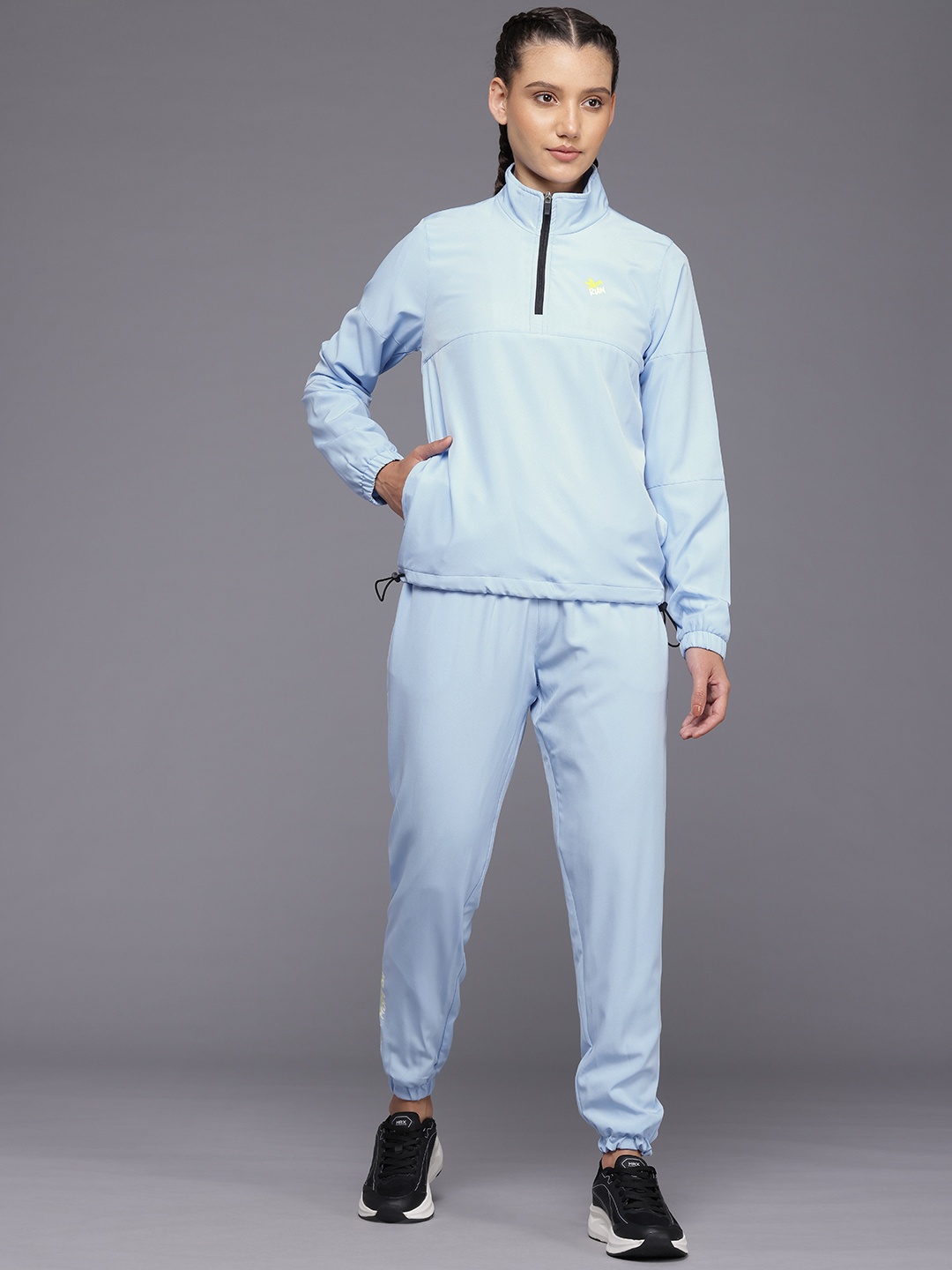 

HRX by Hrithik Roshan Rapid-Dry Running Tracksuit, Blue
