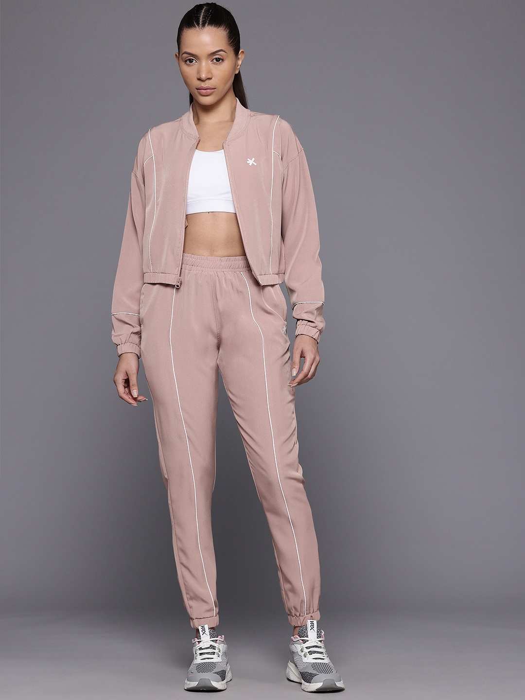 HRX by Hrithik Roshan Women Lifestyle Tracksuit, Pink