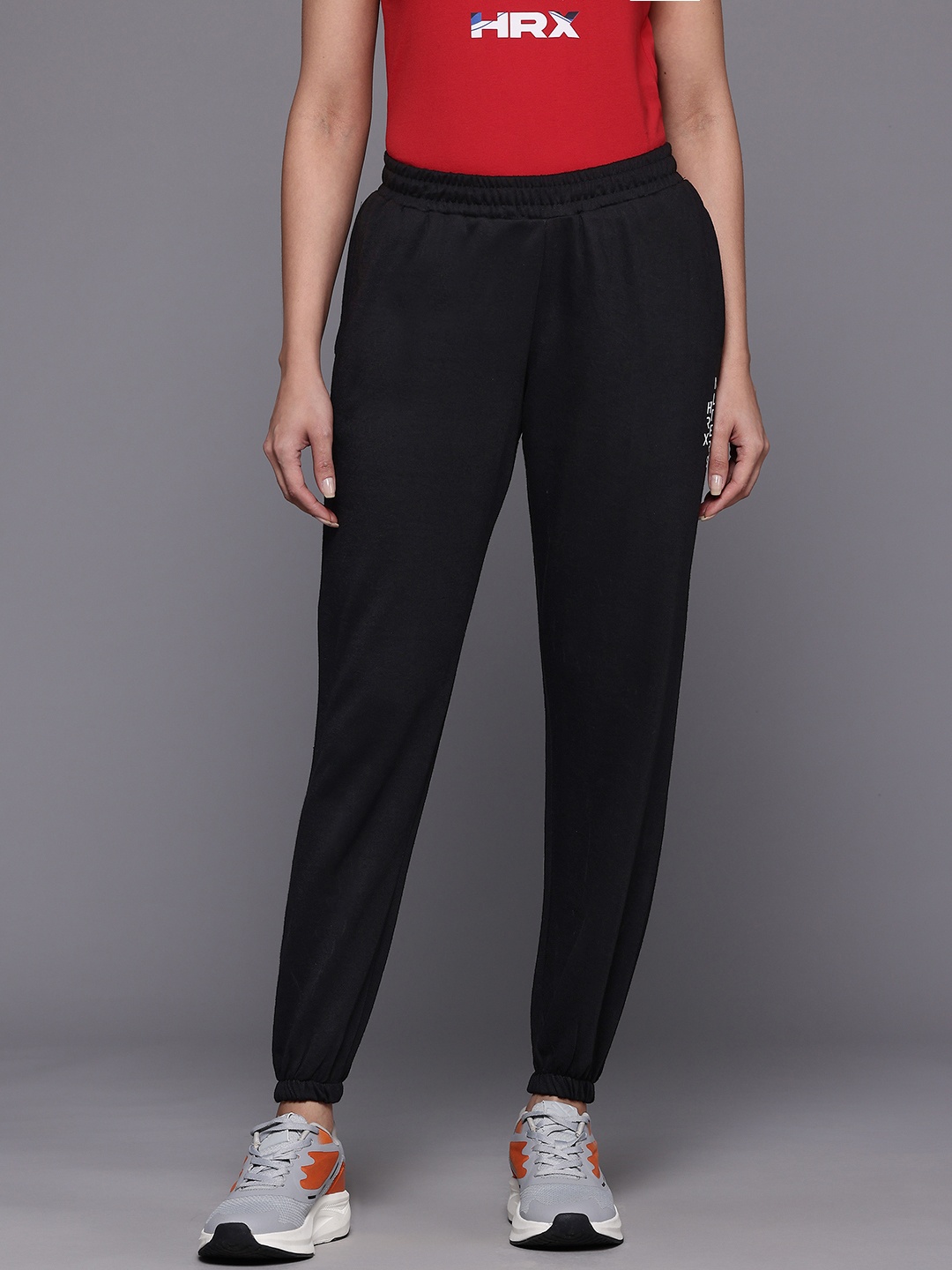 

HRX by Hrithik Roshan Women Lifestyle Joggers, Black