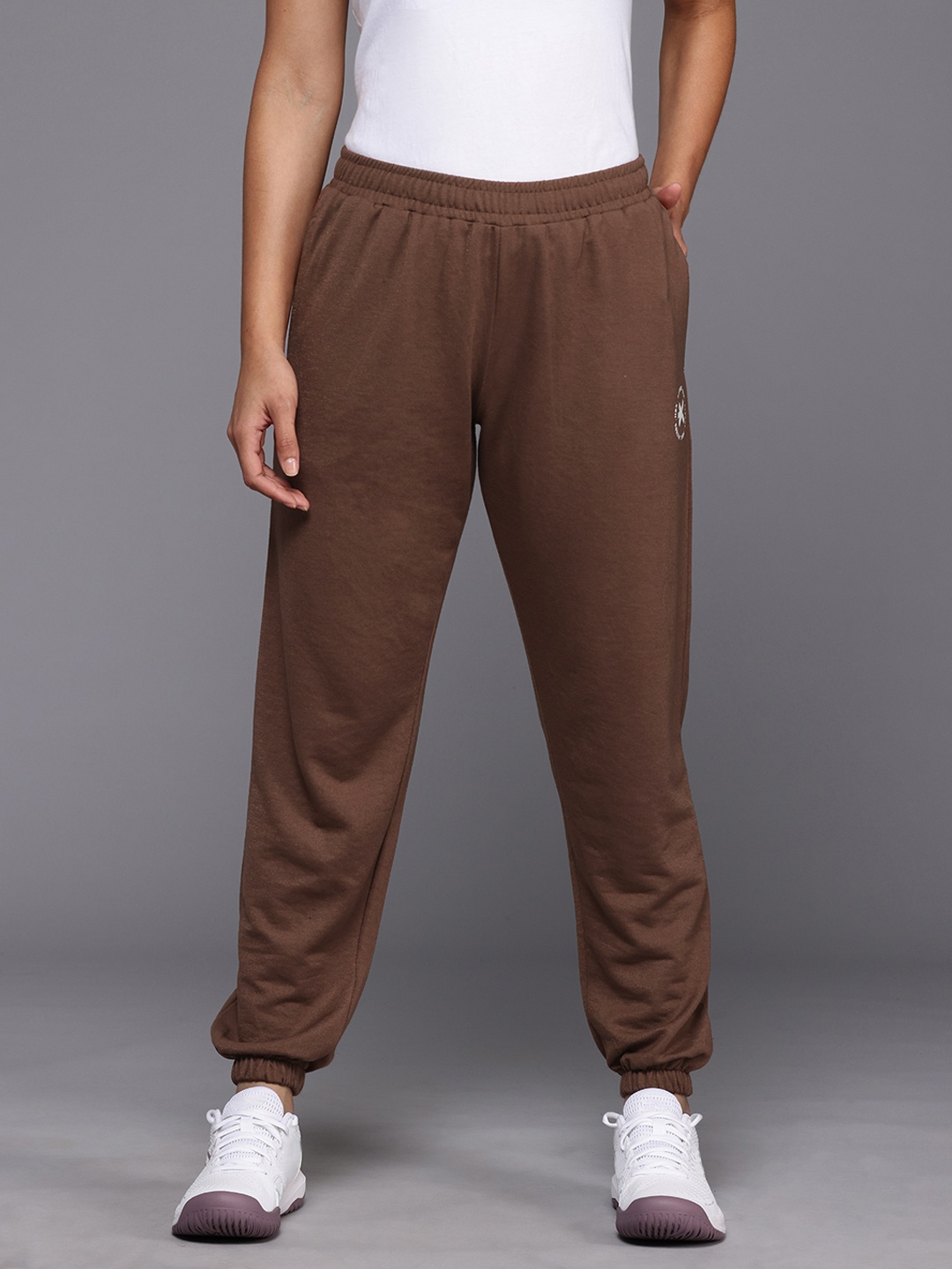 

HRX by Hrithik Roshan Women Lifestyle Joggers, Brown