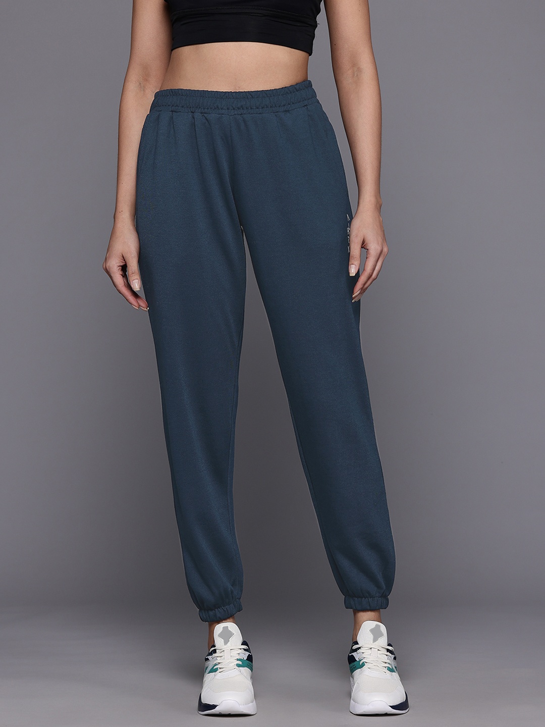 

HRX by Hrithik Roshan Women Lifestyle Joggers, Navy blue