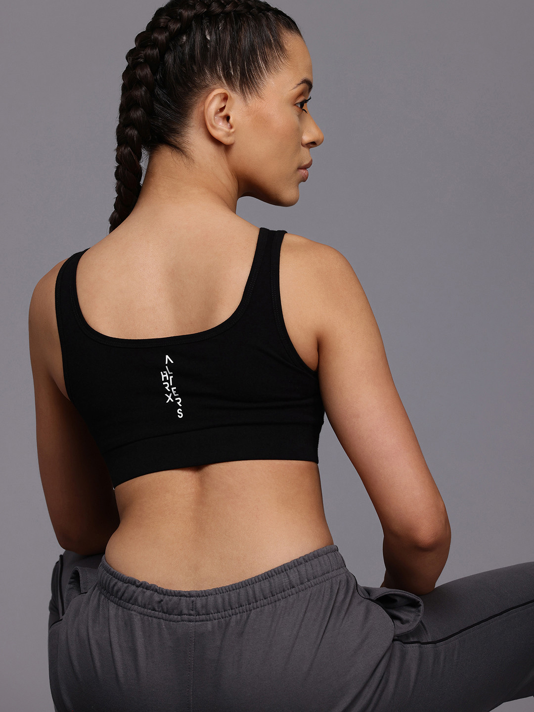 

HRX by Hrithik Roshan Medium Coverage Lightly Padded Lifestyle Bra, Black