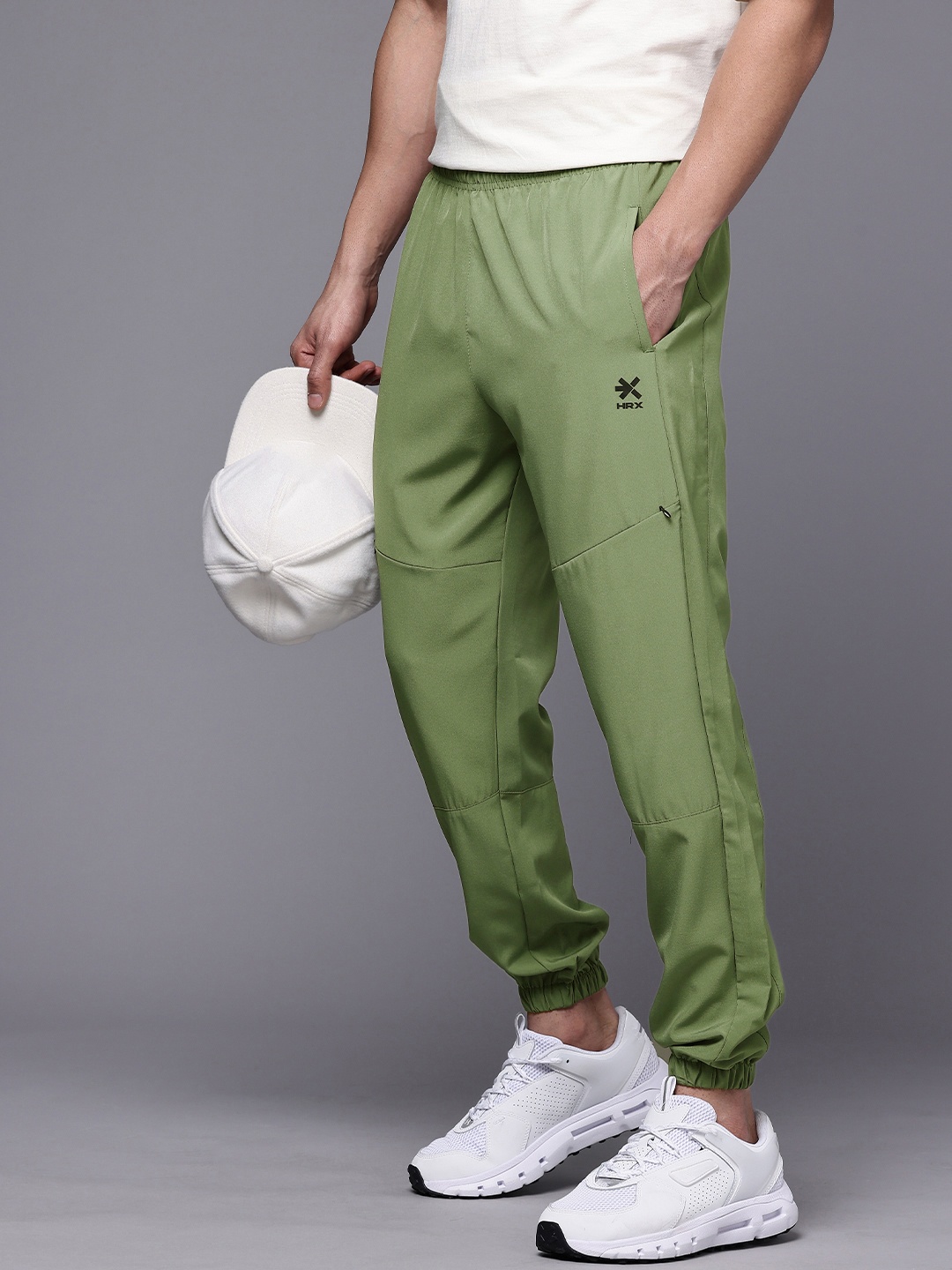 

HRX by Hrithik Roshan Men Lifestyle Joggers, Olive