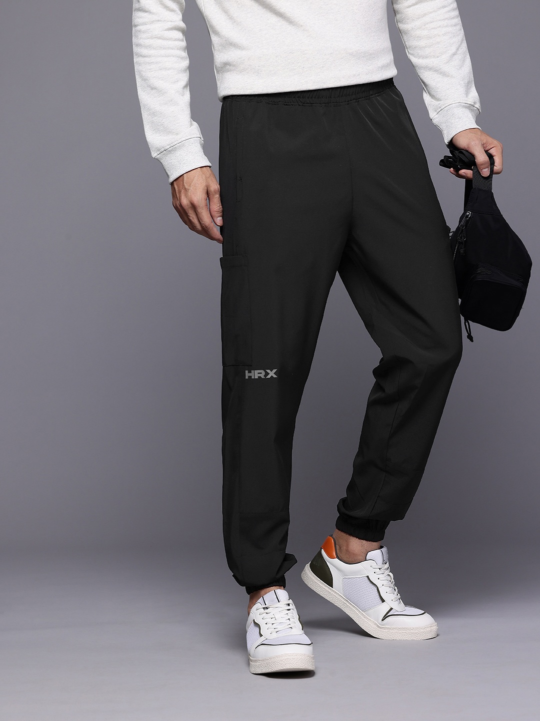 

HRX by Hrithik Roshan Men Rapid-Dry HRXGT Lifestyle Joggers, Black