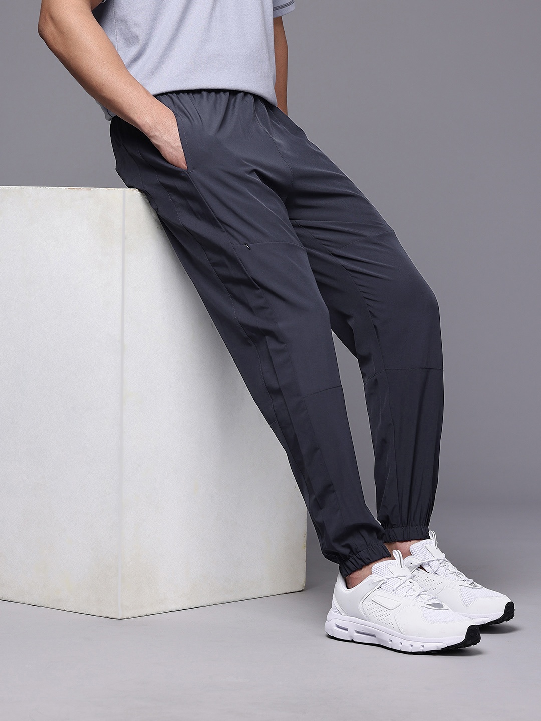 

HRX by Hrithik Roshan Men Lifestyle Joggers, Navy blue