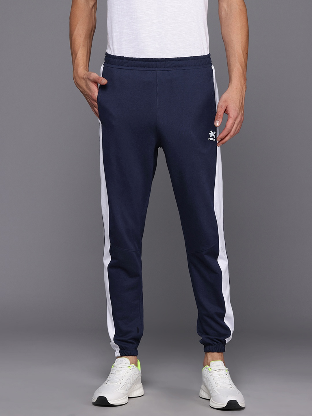 

HRX by Hrithik Roshan Men Lifestyle Joggers, Navy blue