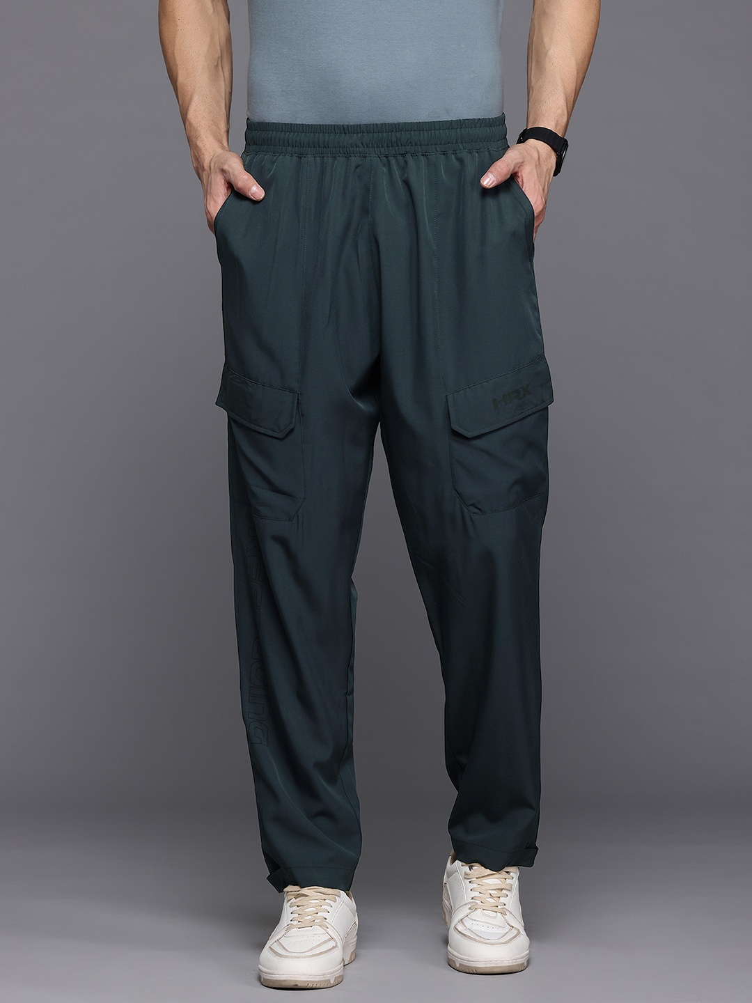 

HRX by Hrithik Roshan Men Rapid-Dry Lifestyle Track pants, Teal
