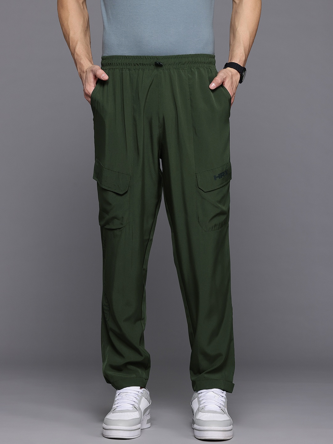 

HRX by Hrithik Roshan Men Rapid-Dry Lifestyle Track pants, Olive