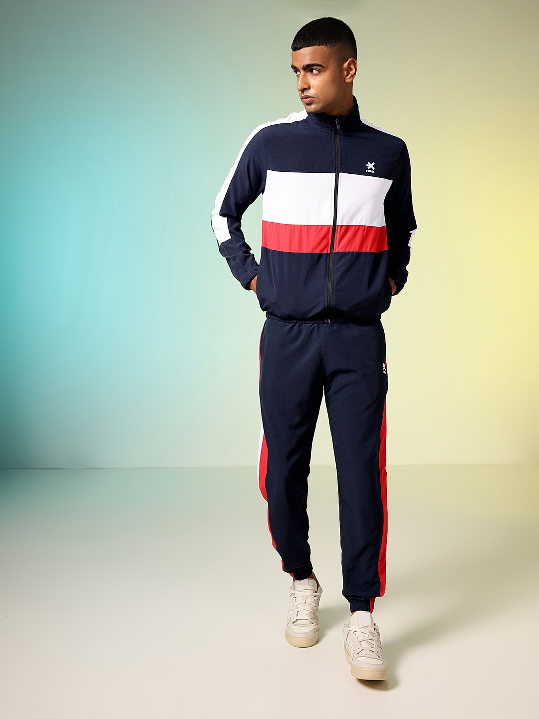 

HRX by Hrithik Roshan Rapid Dry Lifestyle Tracksuits, Navy blue