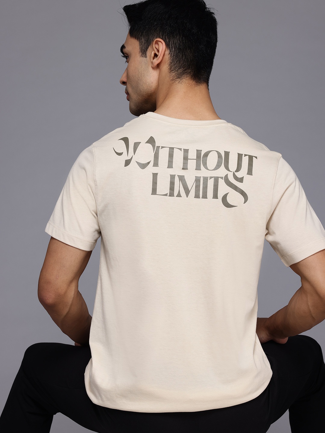 

HRX by Hrithik Roshan Typography Printed Lifestyle T-shirt, Off white