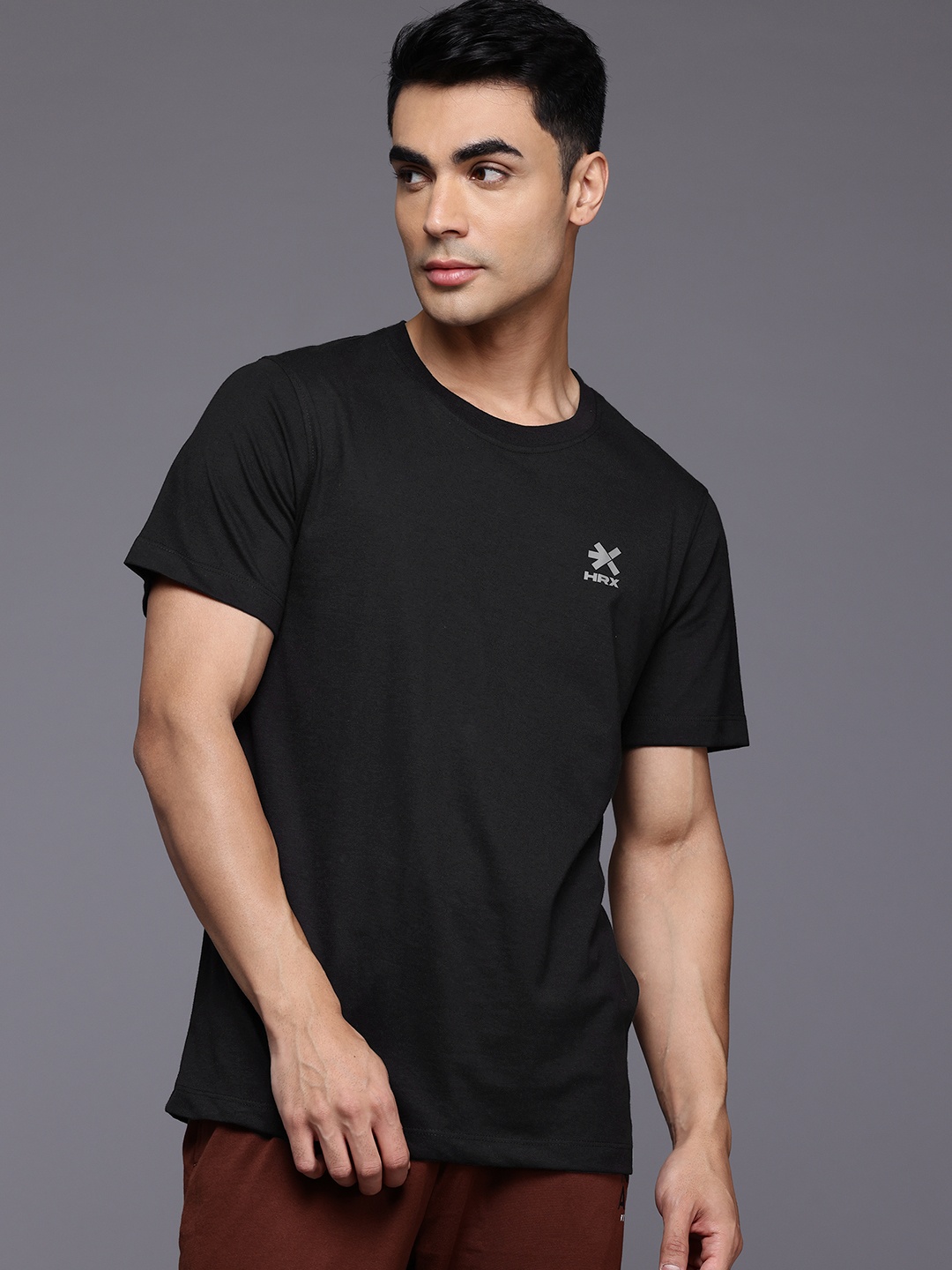 

HRX by Hrithik Roshan Typography Printed Lifestyle T-shirt, Black