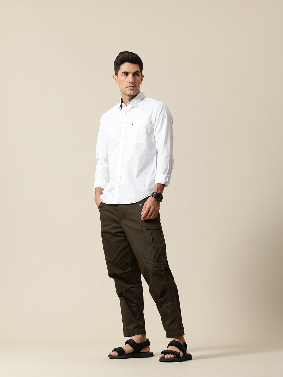 

Mr Bowerbird Pure Cotton Tailored Fit Casual Shirt, White