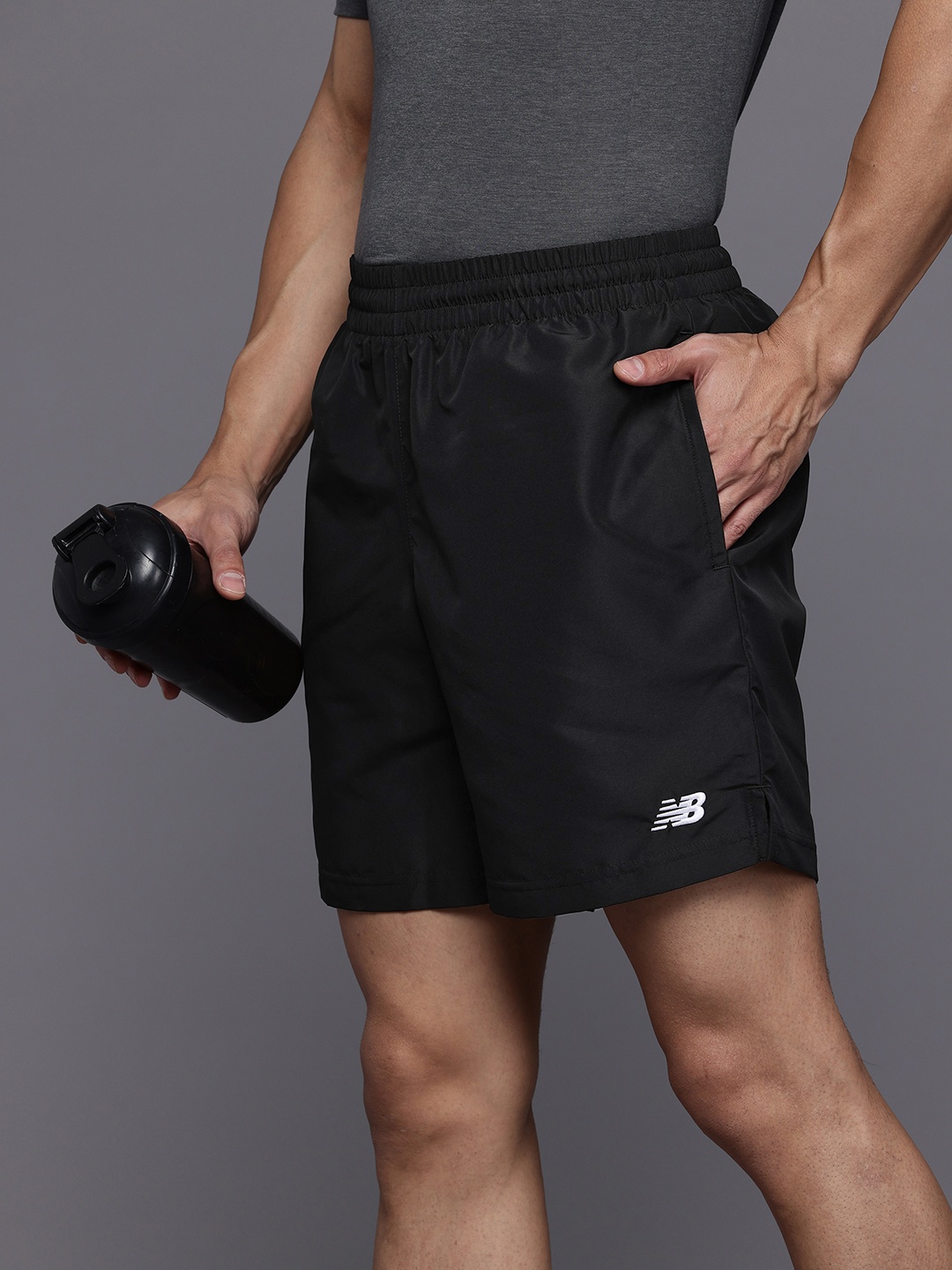 

New Balance Men Sports Shorts, Black
