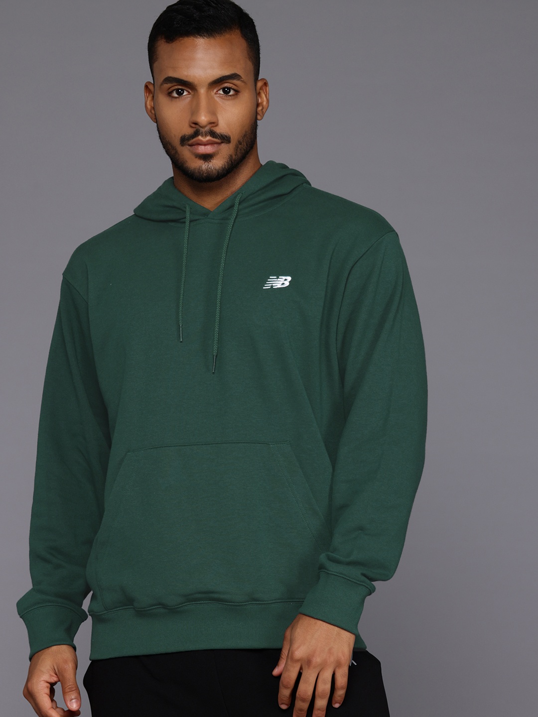 

New Balance Sport Essentials French Terry Relaxed Fit Hooded Sweatshirt, Green