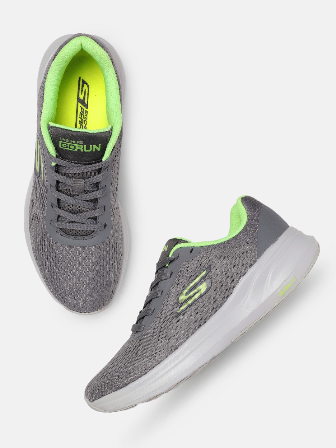 

Skechers Men PURE Running Non-Marking Shoes, Grey