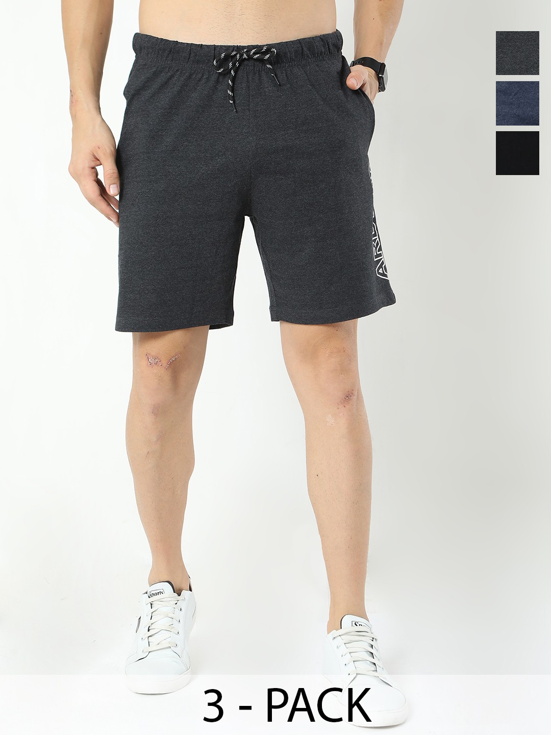 

ARDEUR Men Regular Fit Casual Shorts, Multi
