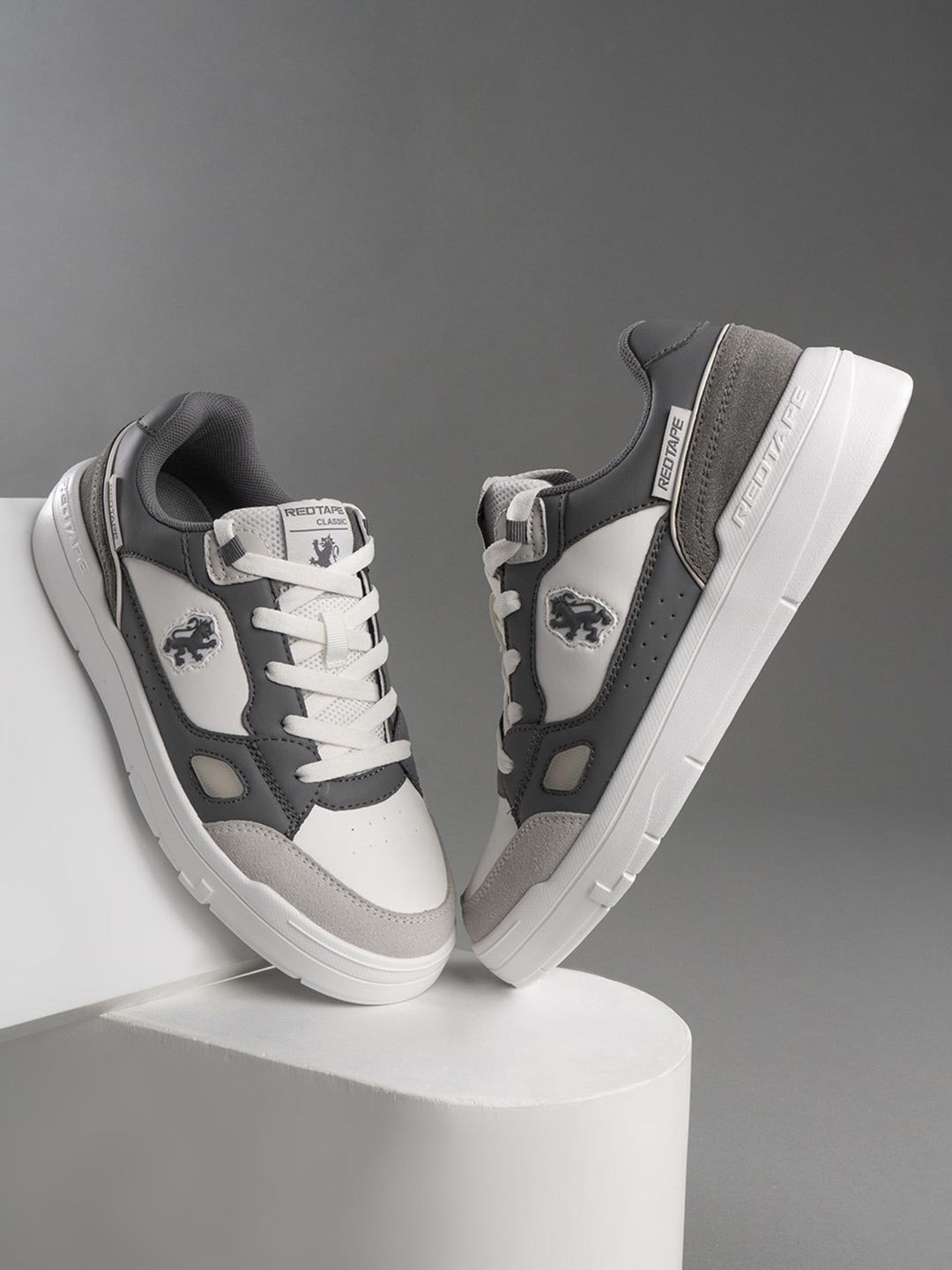 

Red Tape Men Solid Sneakers, Grey