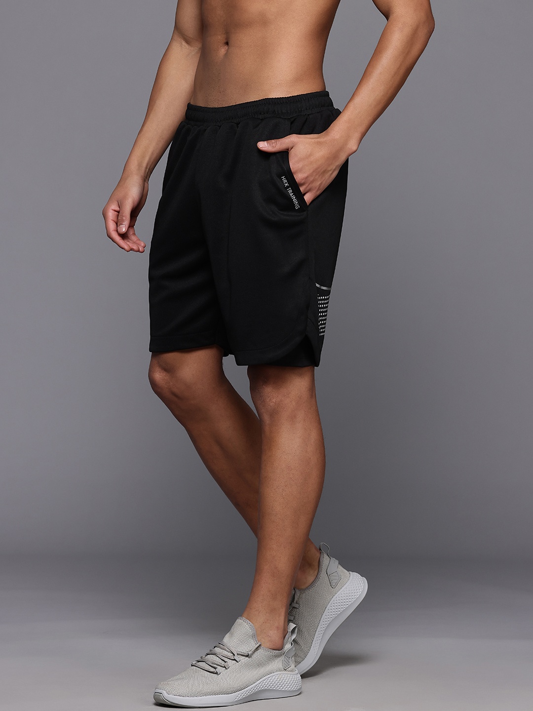

HRX by Hrithik Roshan Men Training Shorts, Black