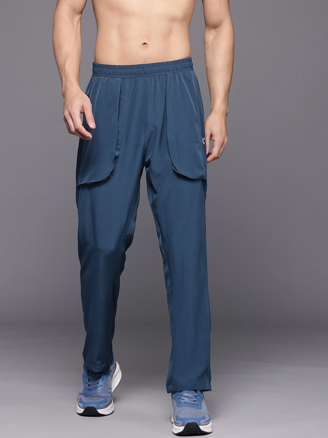 

HRX by Hrithik Roshan Men Rapid-Dry Running Track pants, Blue