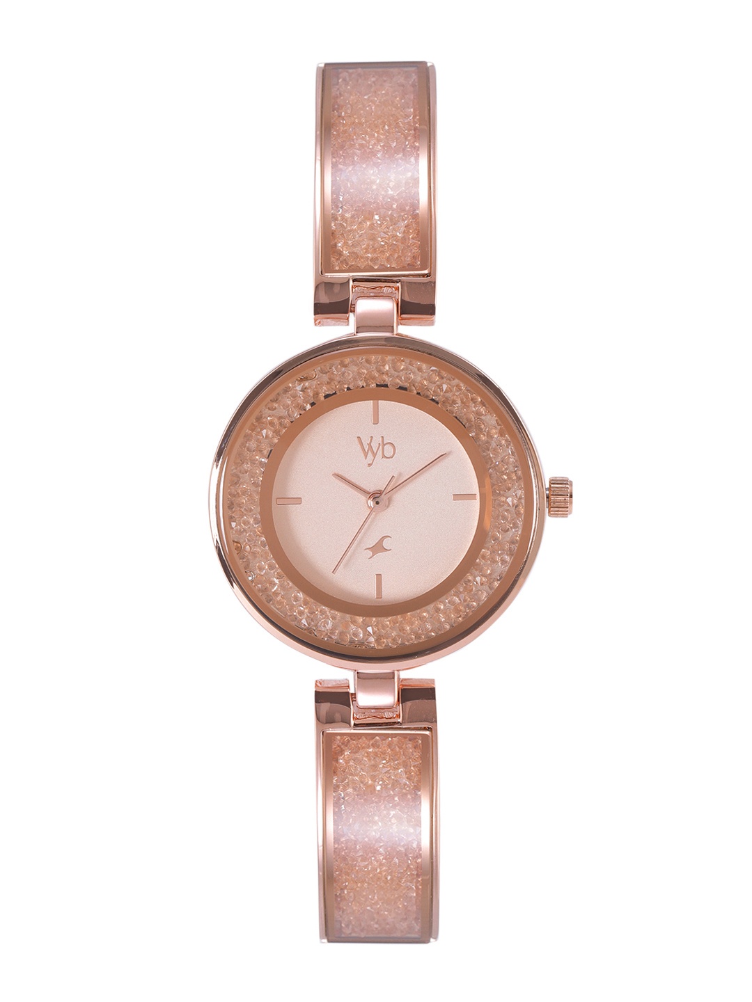 

Fastrack Women Analogue Bracelet Style Watch FV60053WM02W, Pink