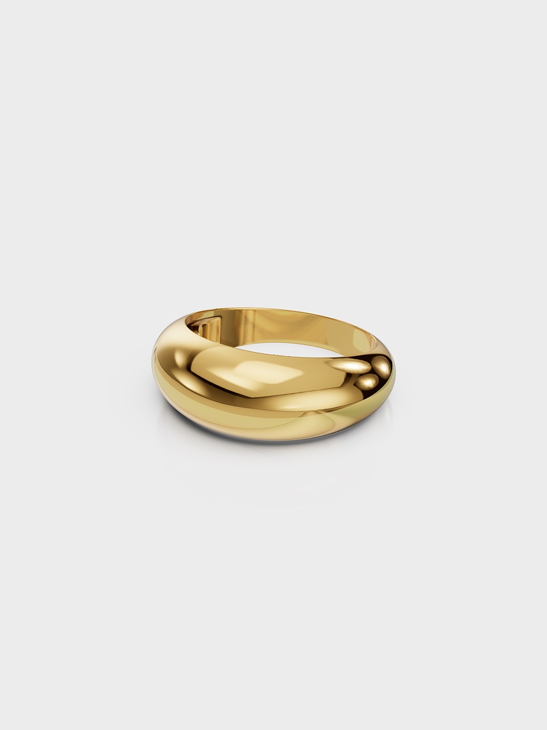 

Anushka Jain Jewellery 925 Sterling Silver Gold-Plated Mound Finger Ring
