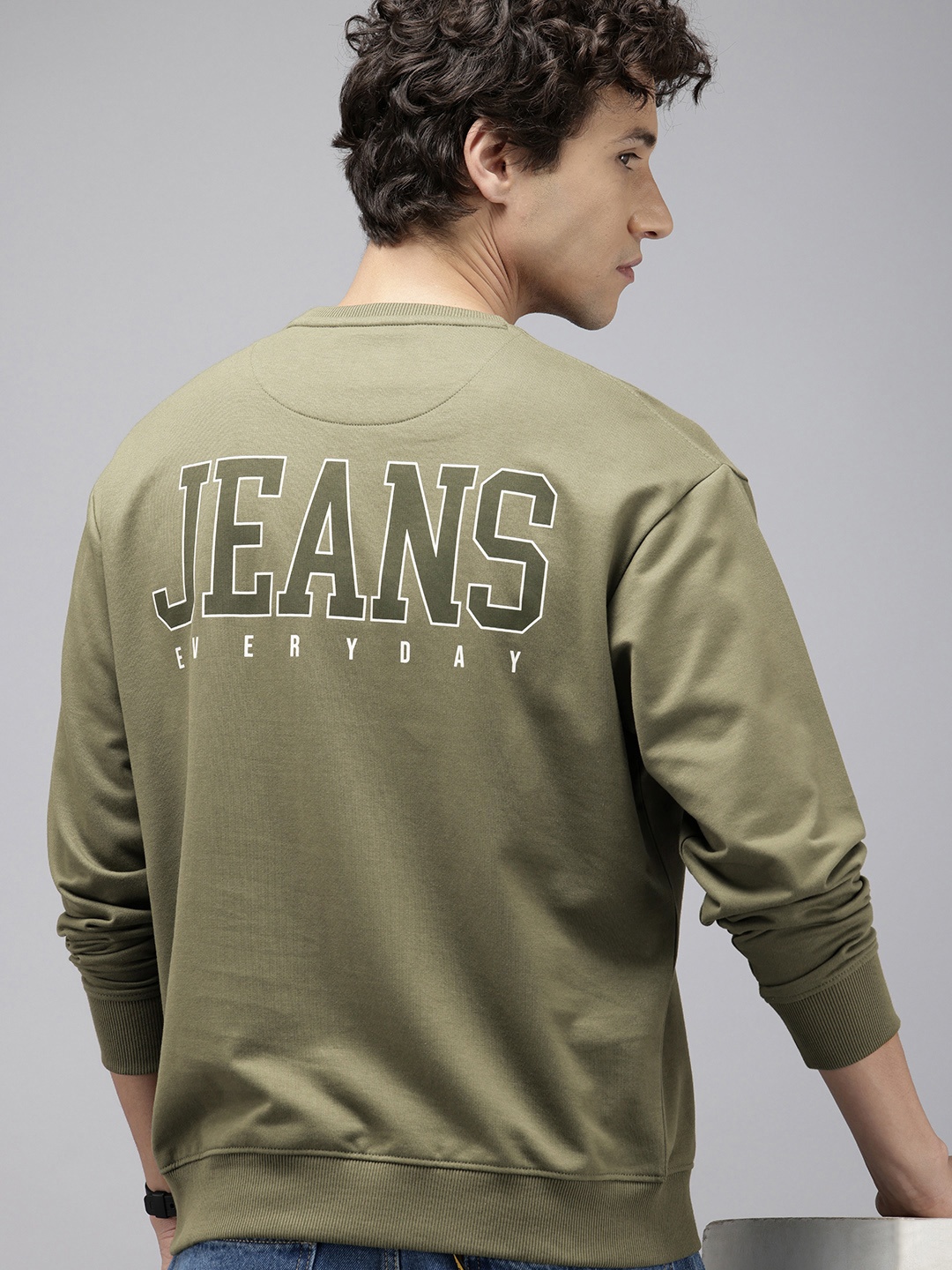 

Pepe Jeans Typography Printed Pullover Sweatshirt, Olive