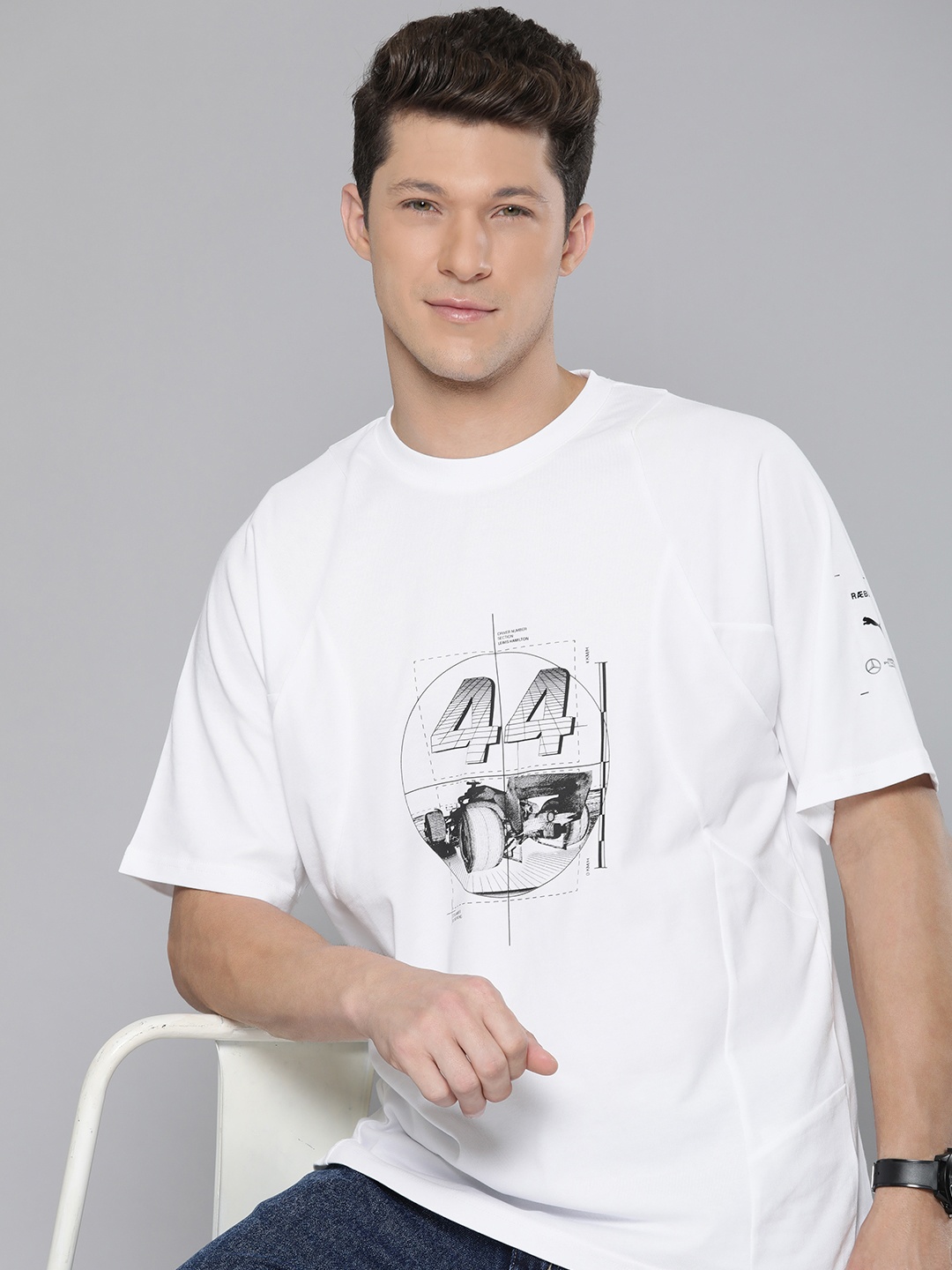 

PUMA Motorsport x MAPF1 x RBURN Drivers Printed T-shirt, White