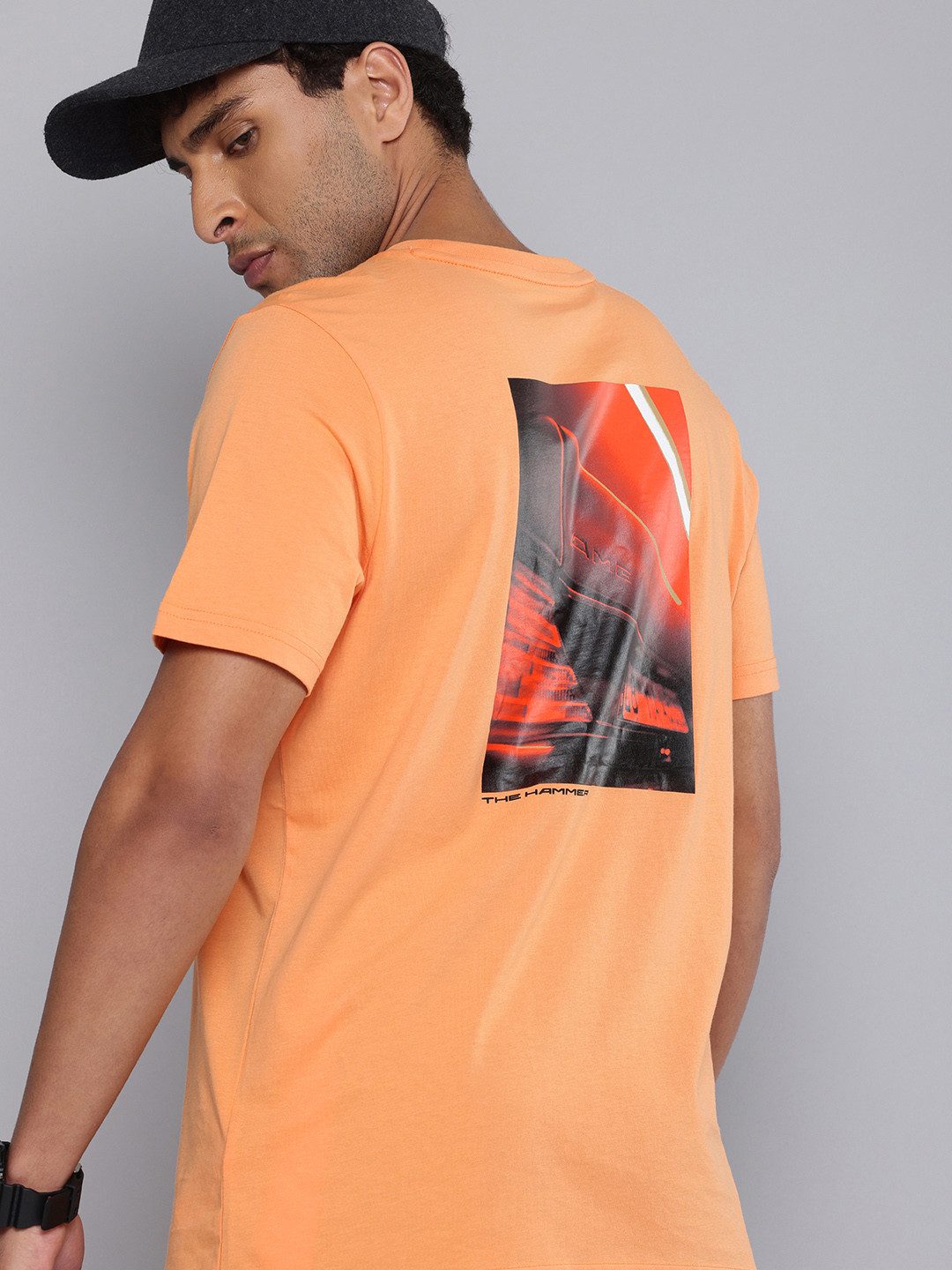 

PUMA Motorsport Mercedes-AMG Graphic Printed T-shirt, Orange