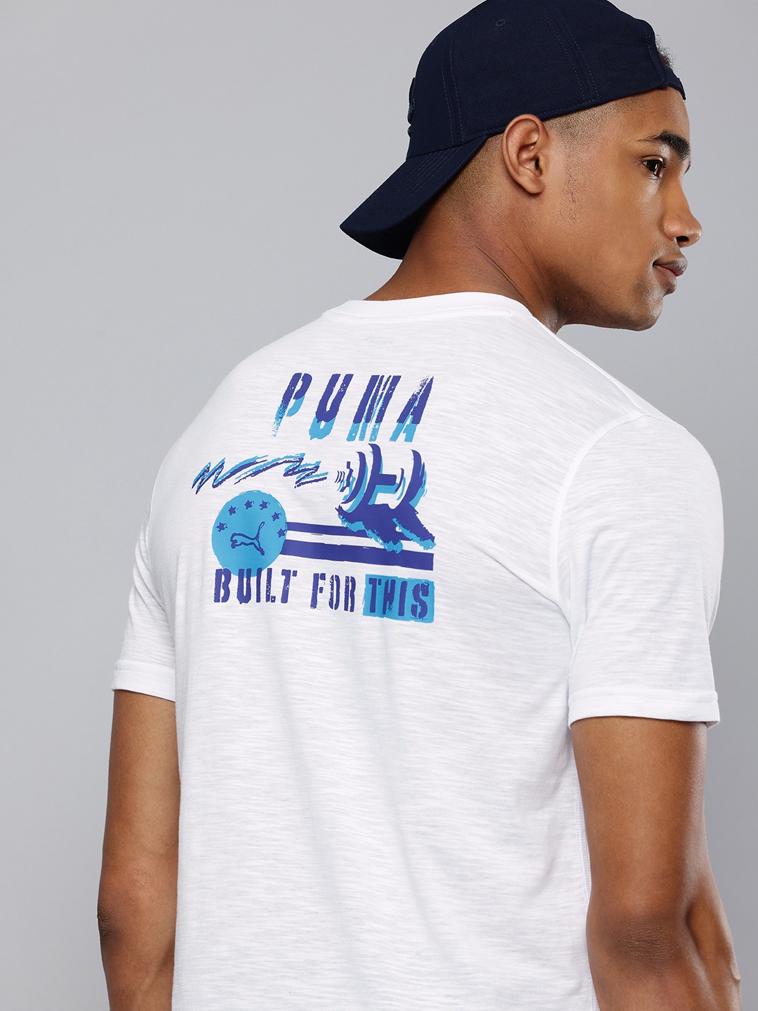 

Puma Graphic Printed Drycell Training T-shirt, White