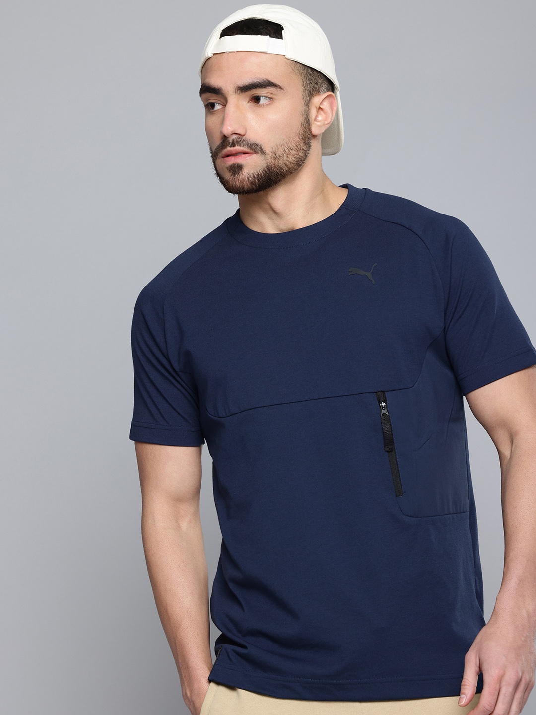 

Puma TECH DryCell Pocket Detail Outdoor T-shirt, Navy blue