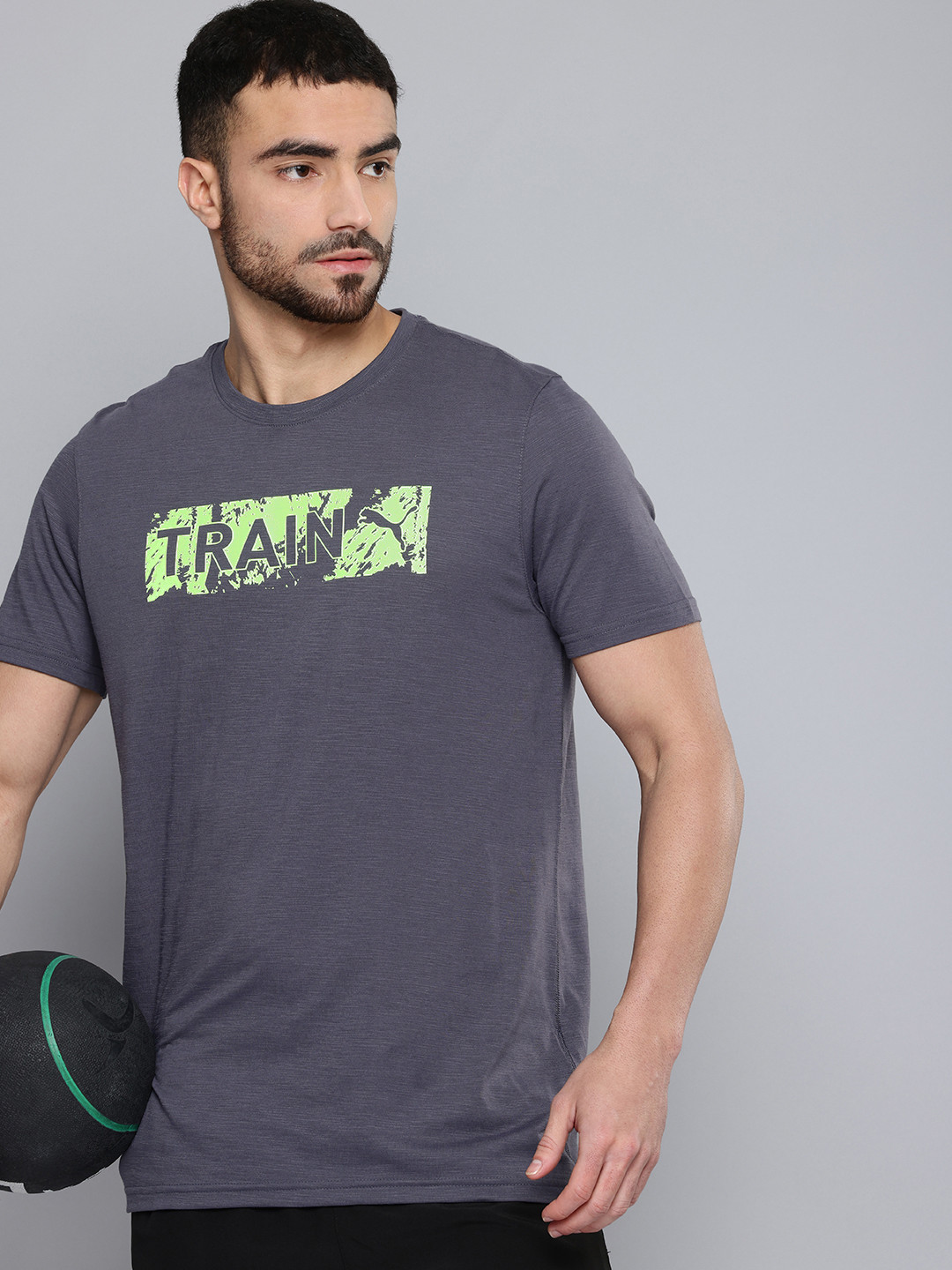 

Puma DryCell Printed Training T-shirt, Grey